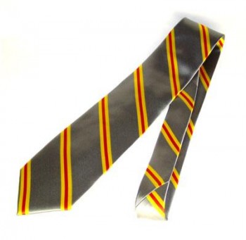 Krawatte Baden Design 3 grau und diagonal