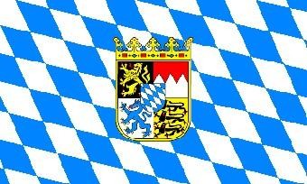 Bayern-Raute mit Wappen 200x335