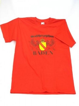 Qualitäts-T-Shirt GHZ-Baden rot / XXL