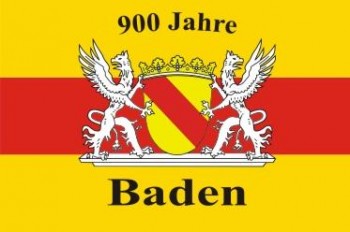 Bad. Hissflaggen 900 Jahre Baden 100x150