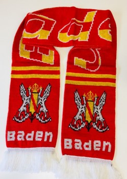 Balkenschal Baden Rot