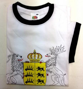Qualitäts-T-shirt mit Wappen Württemberg