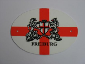 Türschild oval Freiburg