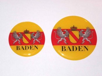 3-D Label Baden
