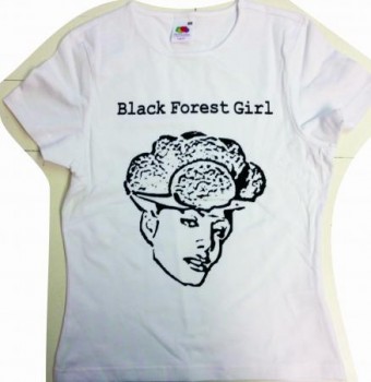 T-Shirt Black Forest Girl Weiß