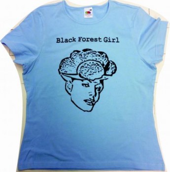 T-Shirt Black Forest Girl L / rot