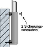Wandhülse Stahl für 90 mm Mast