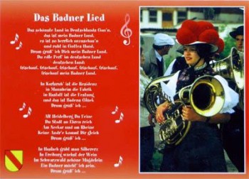 Postkarte Badner Lied 2