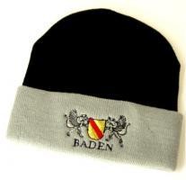 Mütze Baden schwarz/grau