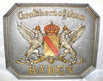 Grenztafel Großherzogthum Baden