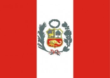 Peru mit Wappen