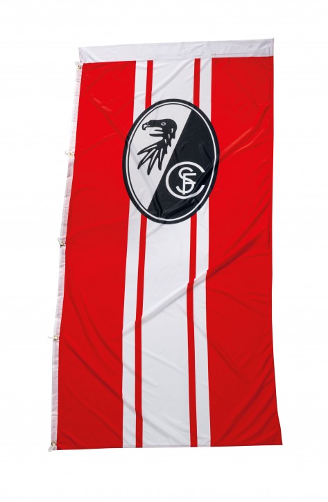 SC Freiburg Hissfahne Hochformat 100 x 200