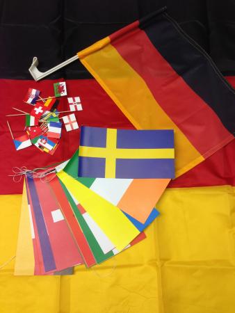 2 x 2 Rhythmusschläuche Klatschstangen Deutschland Fussball EM 2016 Fanartikel 